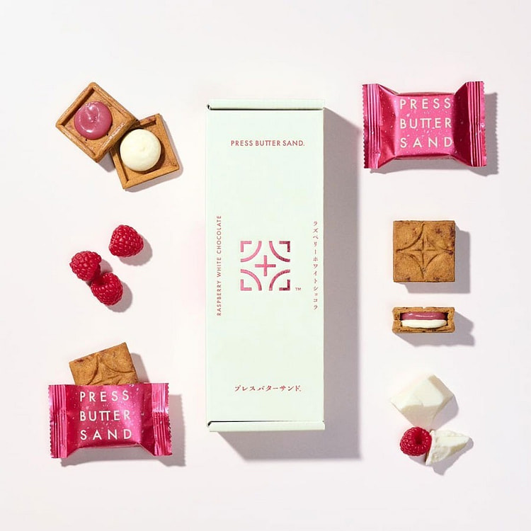 日本 INS网红零食推荐 黄油流心蔓越莓白巧味5枚 1 盒