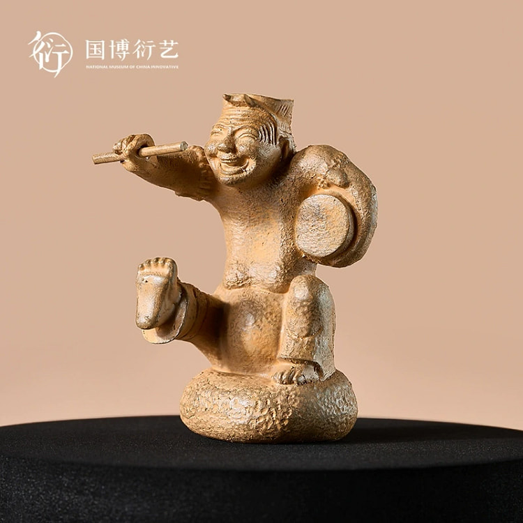 中国国家博物馆击鼓说唱俑树脂立体冰箱贴