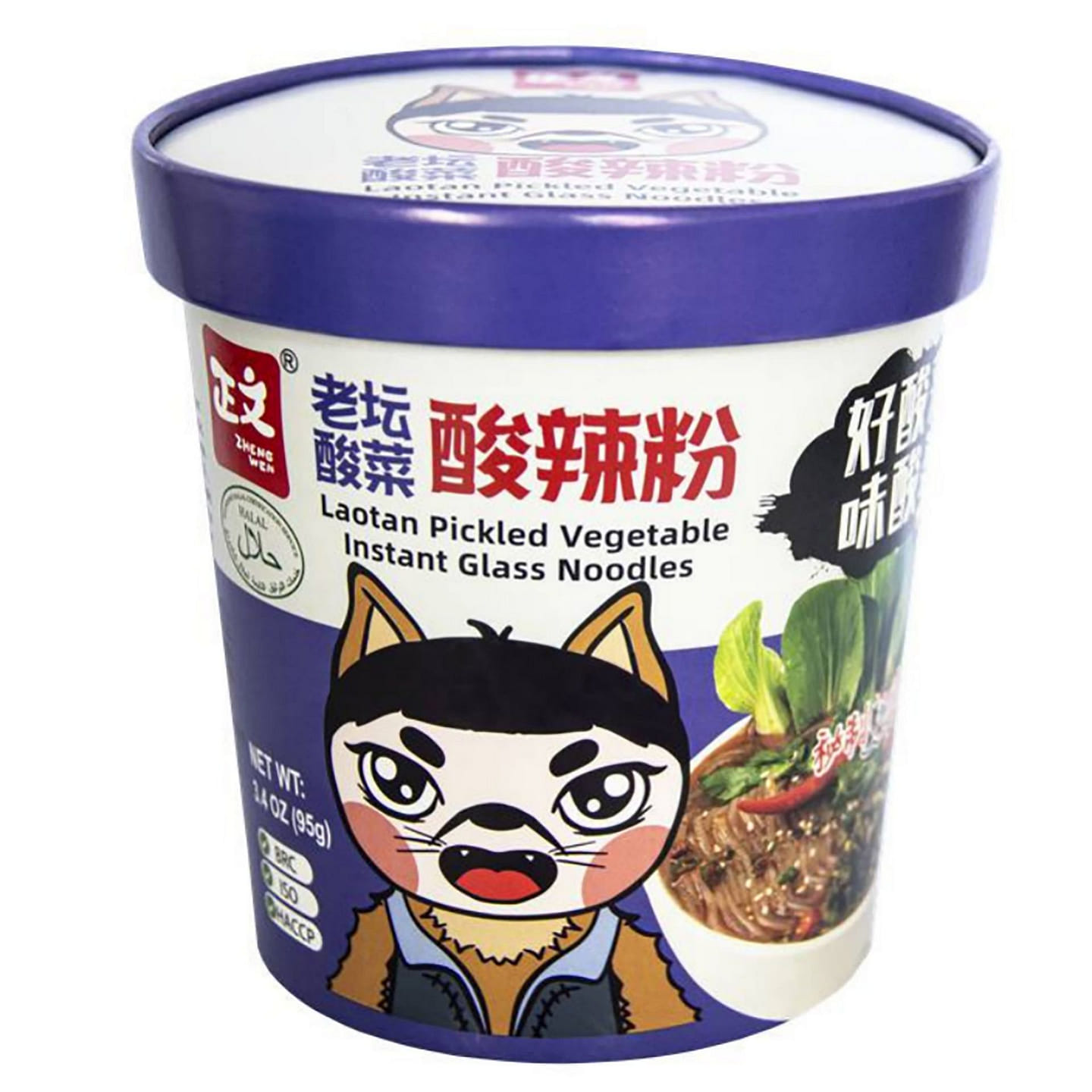 Laotan Pickled Veggie Instant Vermicelli 95g 1 each