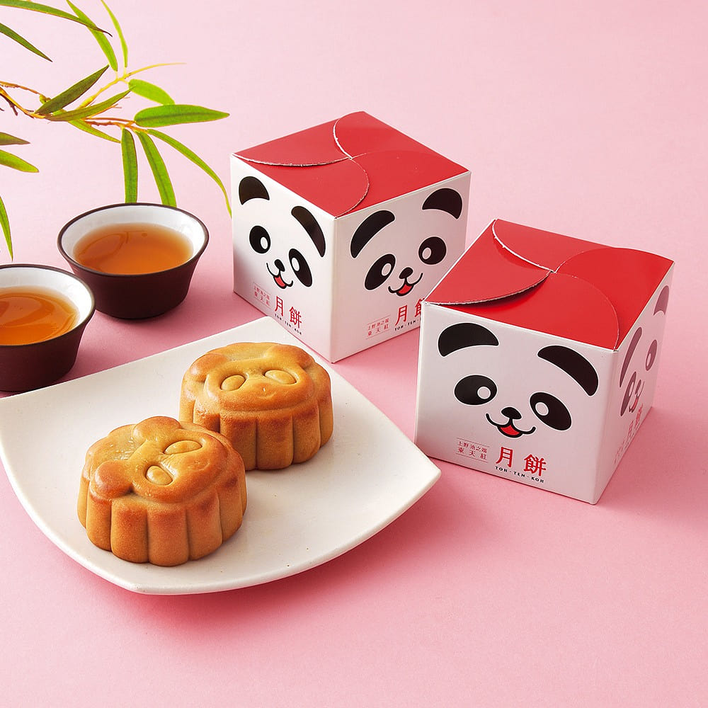 Toh Ten Kou Panda Red Bean Mooncake 1 box