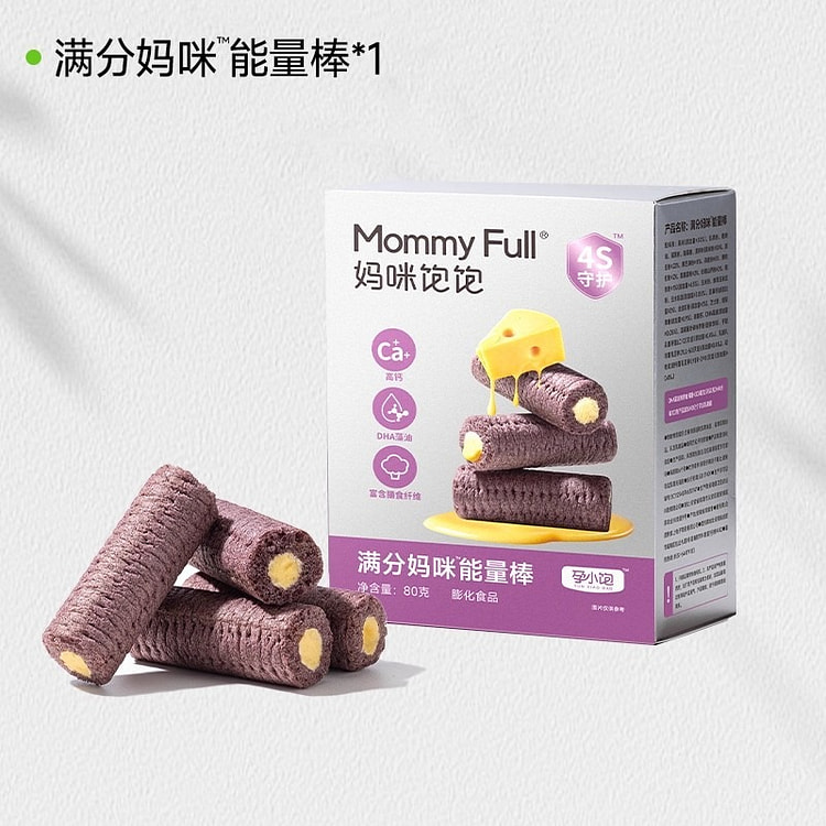 孕小饱 能量棒适合孕妇零食小吃80g/盒 1 盒