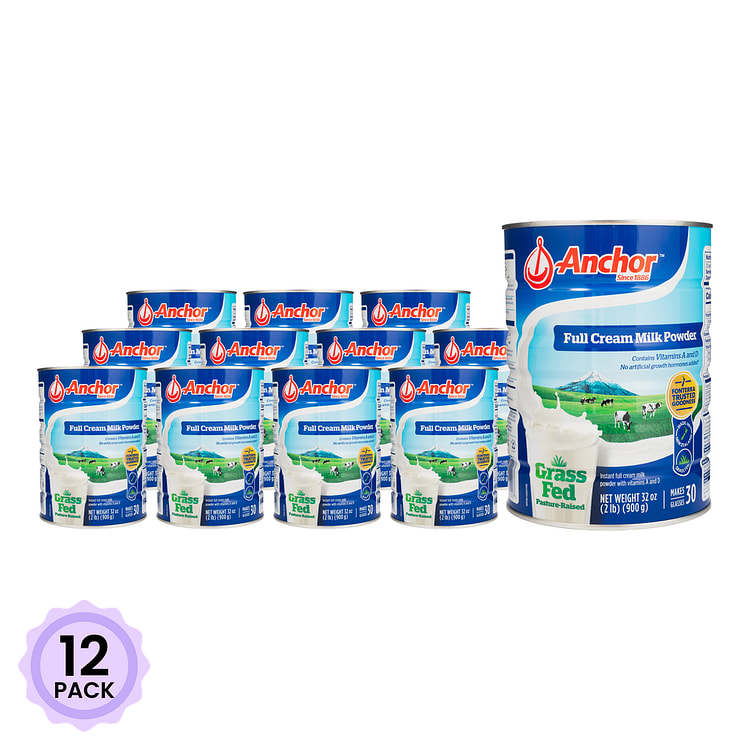 Anchor Full Cream Milk Powder 900 g*12 pack