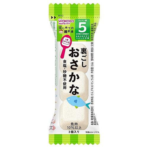 Wakodo Baby Food Strained Fish 3 pcs