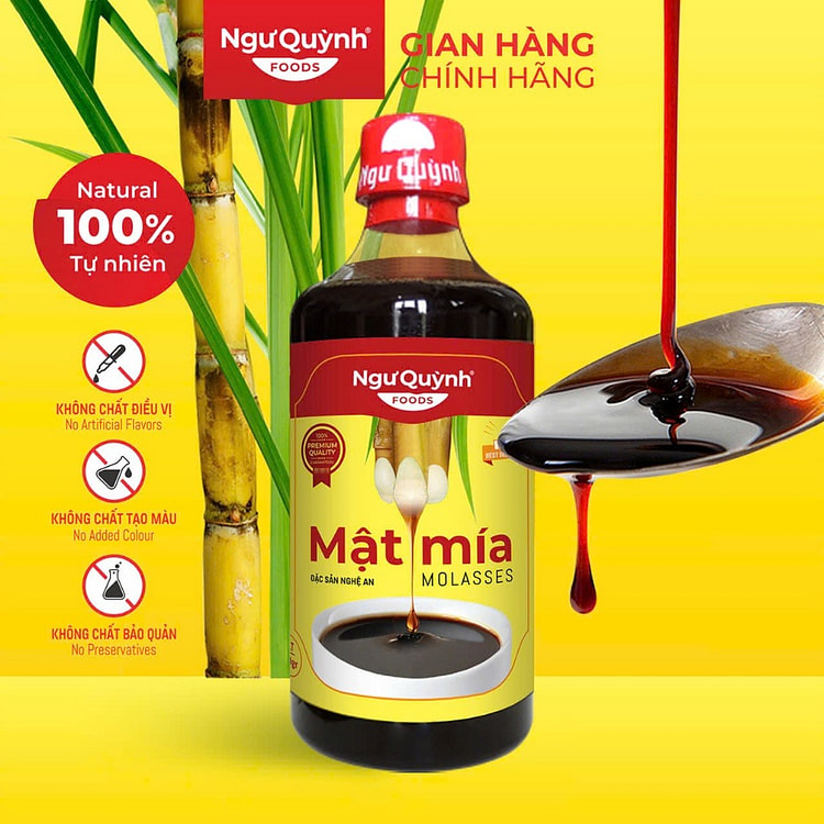 Sugar Cane Honey 650g 100% Natural, No Additives