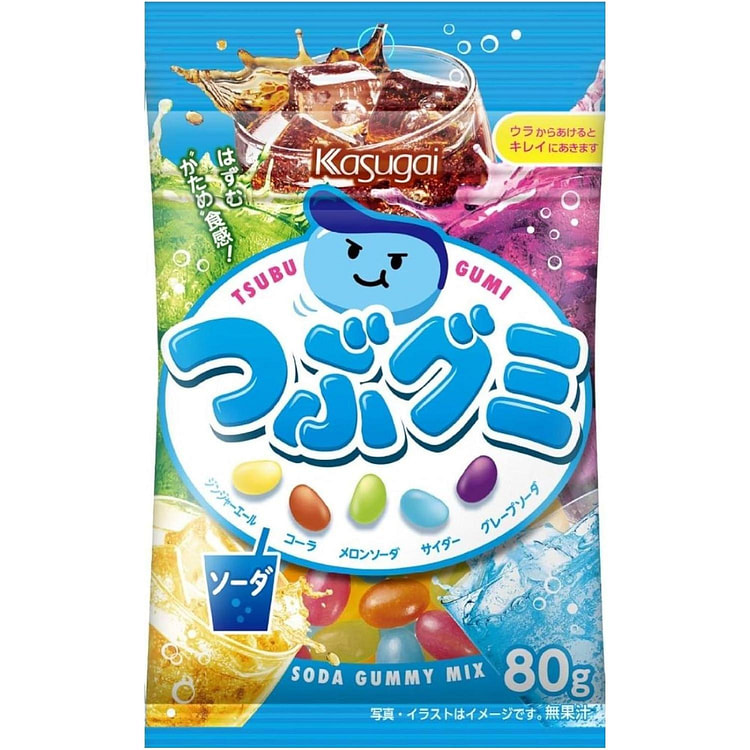 春日井制菓 5种口味汽水软糖 80g 1 份