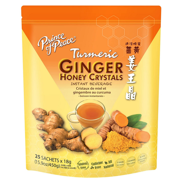 (Prince of Peace) Turmeric Ginger Honey Crystals 1 pack