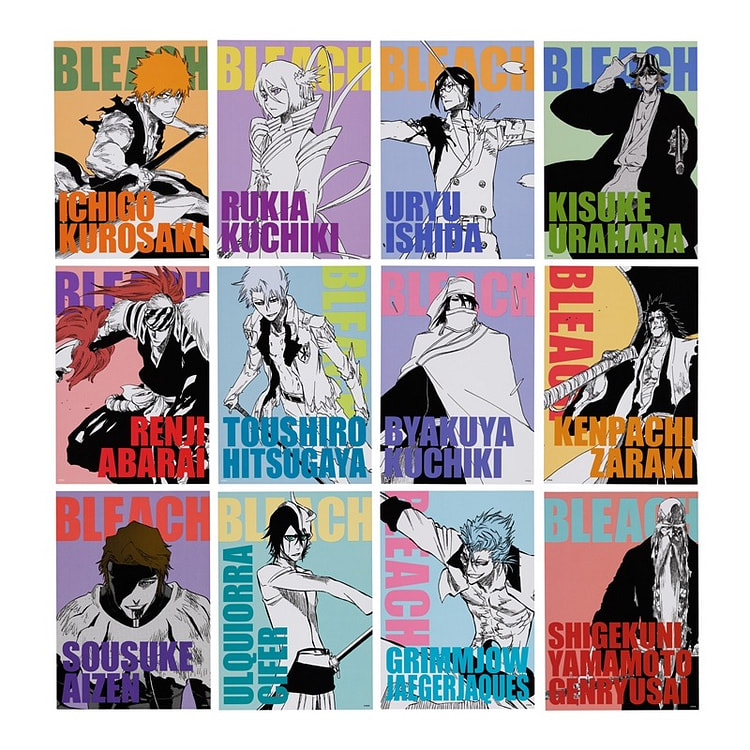 【日本直送】《BLEACH》艺术卡片收藏（共12种／随机1种入）  在库限定 售完为止。