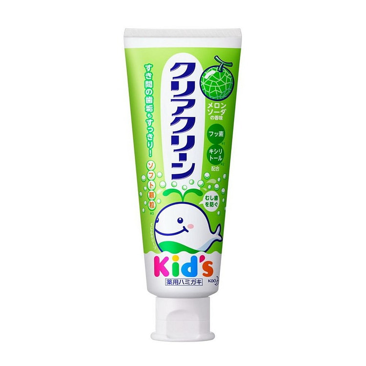 KAO Kid's Clear Clean Toothpaste - Melon Soda 70 g