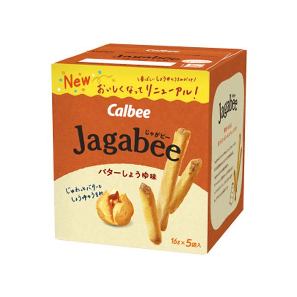 Calbee Jagabee Potato Chips utter soy sauce flavor 16gx5 bags Weee!
