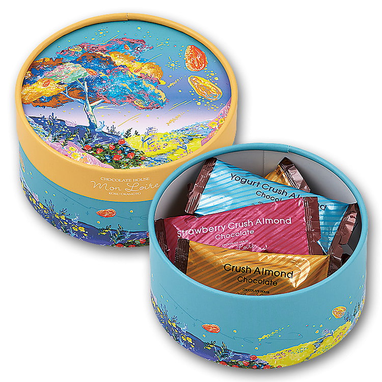 Monloire情人节限定 杏仁碎混合巧克力9枚 1 份