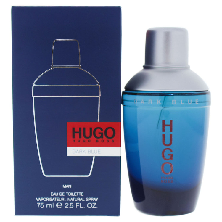 Hugo Boss for Men의 Hugo Dark Blue - 2.5 oz EDT 스프레이