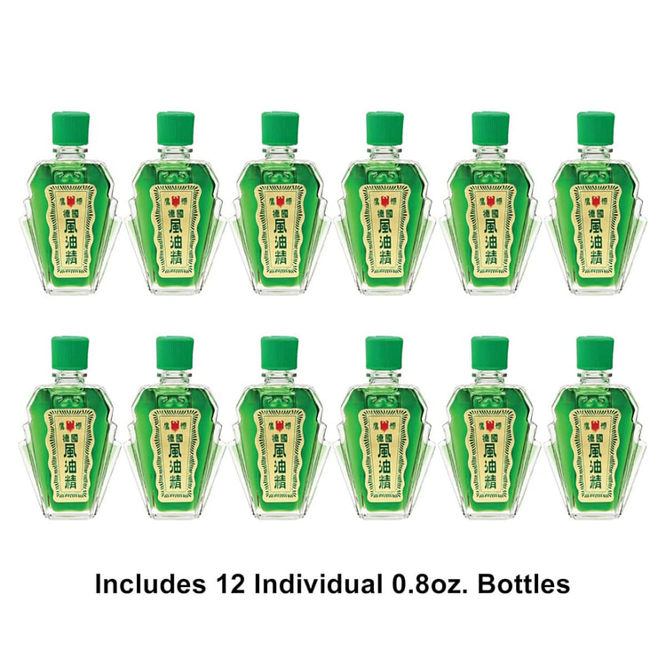 12 Packs Eagle Brand Natural Medicated Oil, 0.8oz 1 each