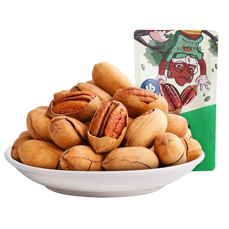 【 Three Squirrels _ Pecan 120g/ bag 】 Nutty Creamy Longevity fruit Dried fruit 120 그램