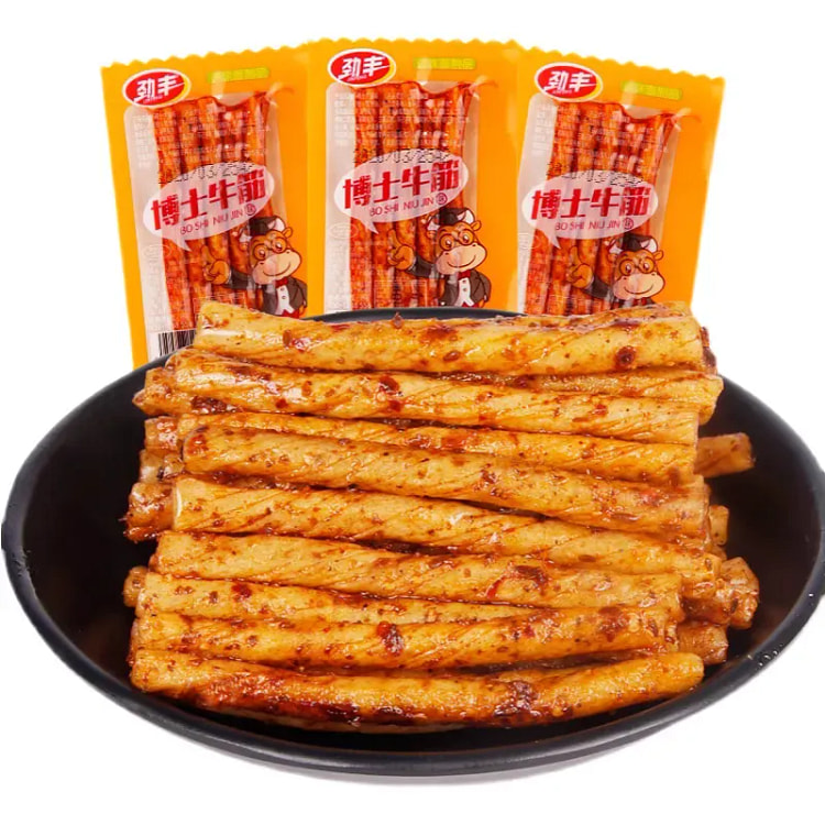 劲丰博士牛筋辣条小包装8090小零食40g 40 克