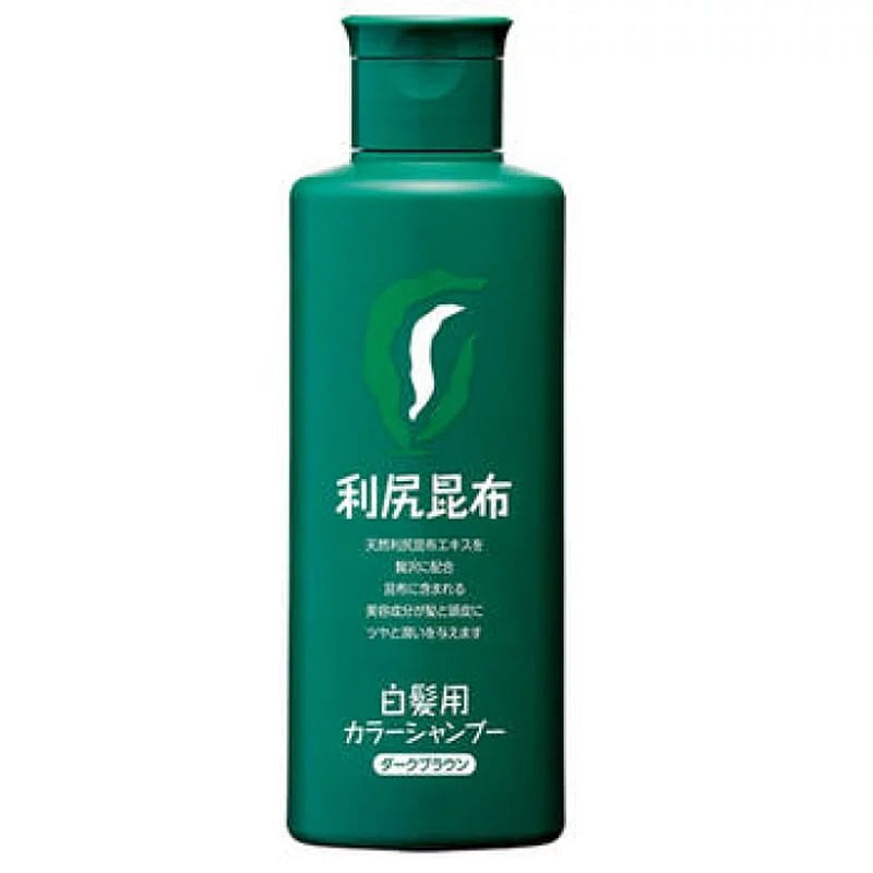 利尻カラーシャンプー 白髪用 ダークブラウン 200ml 1 個