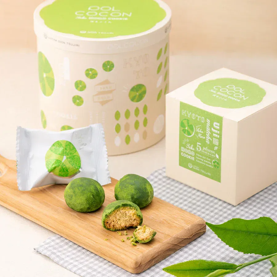 Japan Gion tsujiri Uji POLCOCO Matcha Cookie 12PCS 1 box