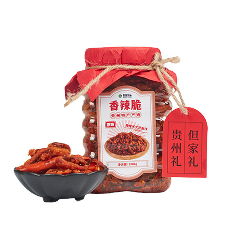 但家香辣脆原味208g*1瓶