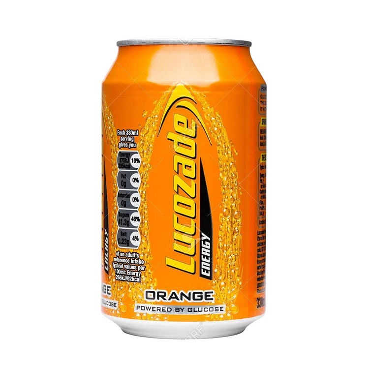 Lucozade 橙味能量饮料 330ml 罐装（爱尔兰）