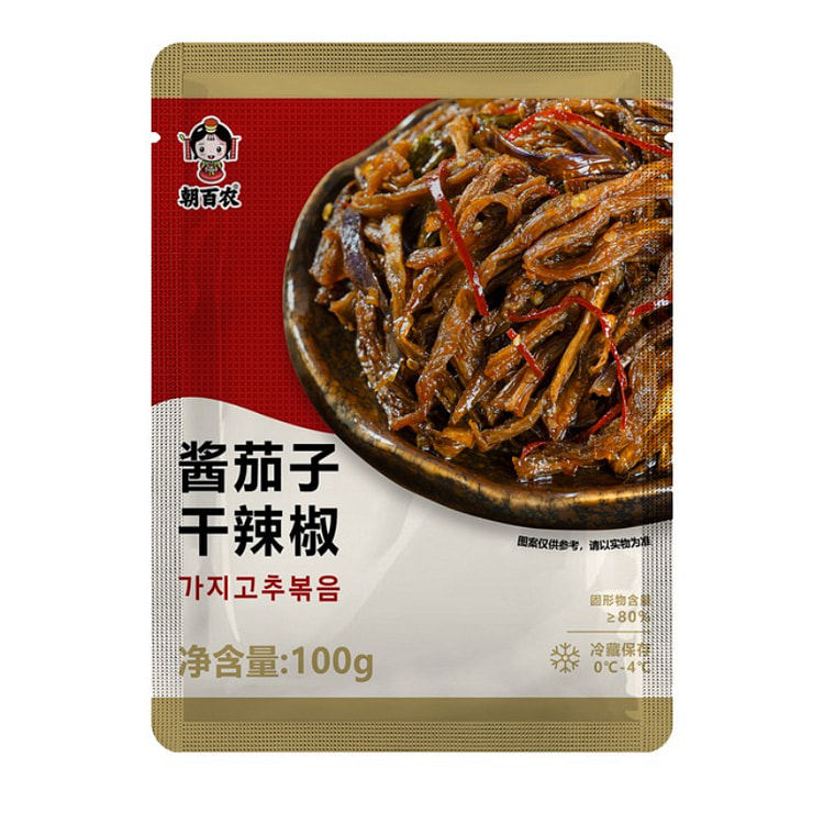 朝百农酱茄子干辣椒245g*1袋 245 克