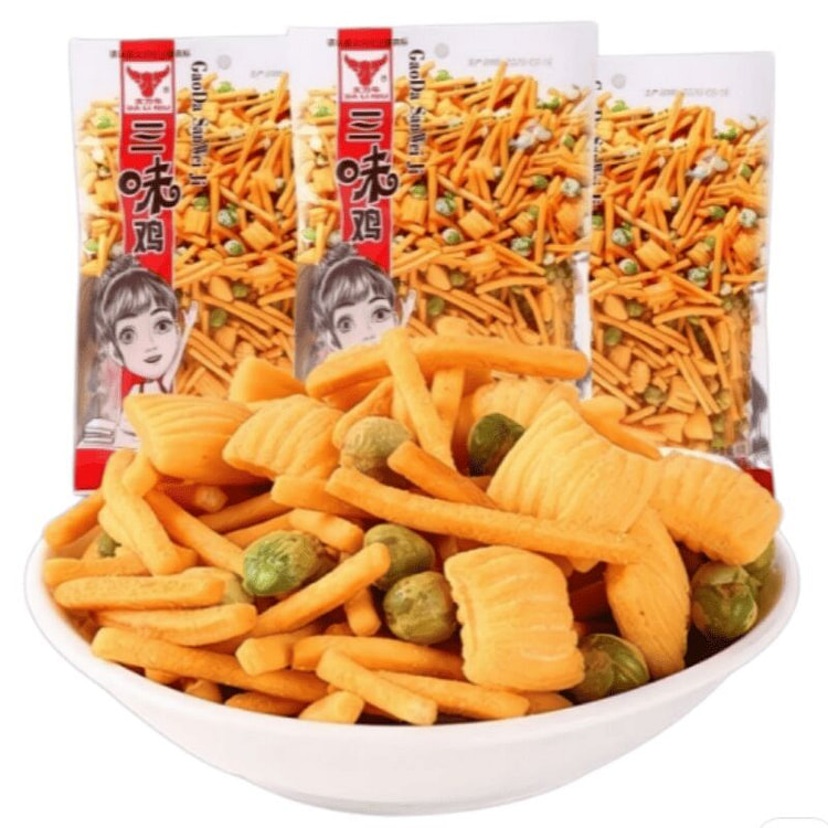 Green Pea Fried Potato Fries Snack 80g*1 Pack 80 g