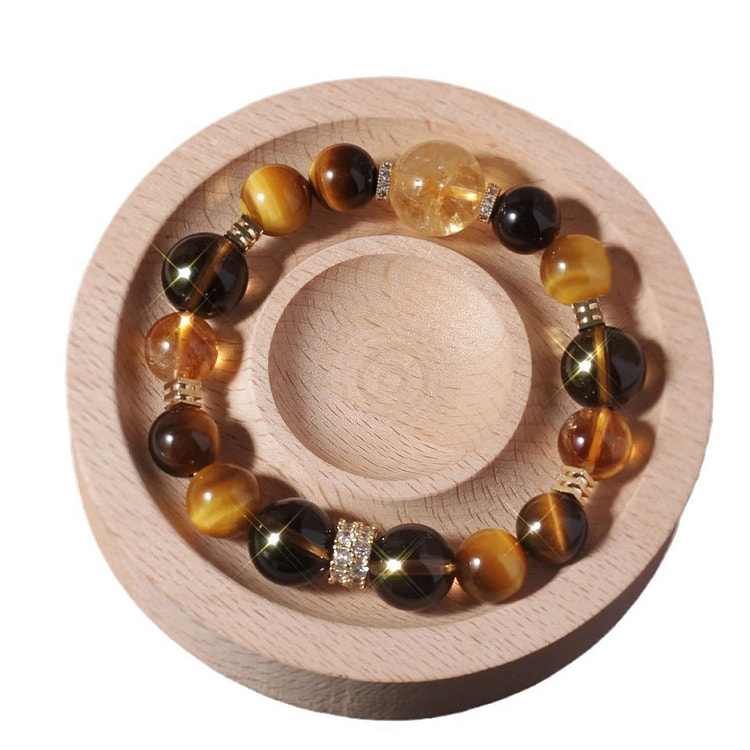 Crystal String Tiger Eye Stone Hand String