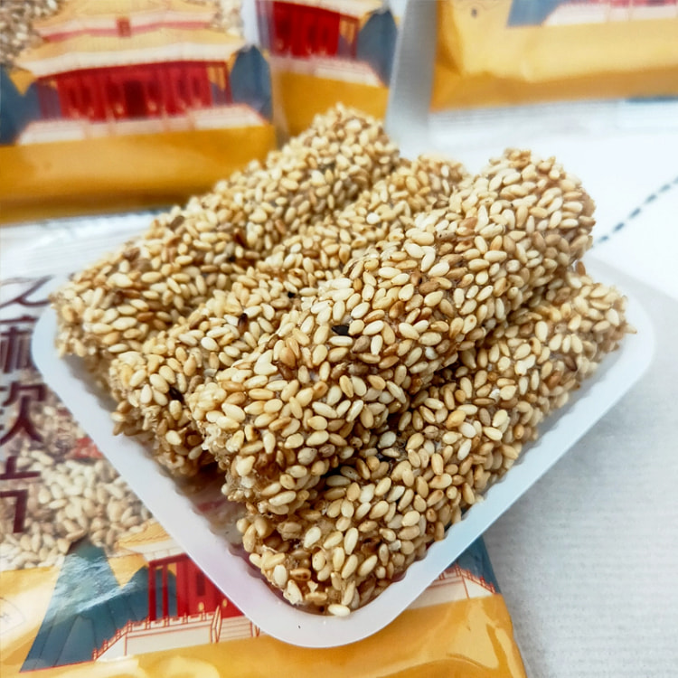 Fengtian Prefecture Sesame Soft Film 80s and 90s Nostalgic Bagged Snacks, C