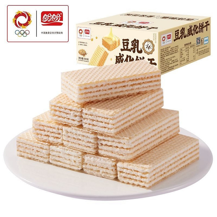 Panpan Soy Milk Wafer Biscuits 500g 500 g