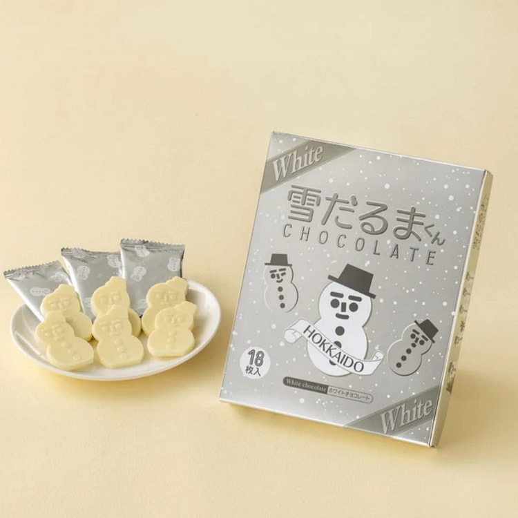 ISHIYA石屋制菓 雪人巧克力 白色 18枚