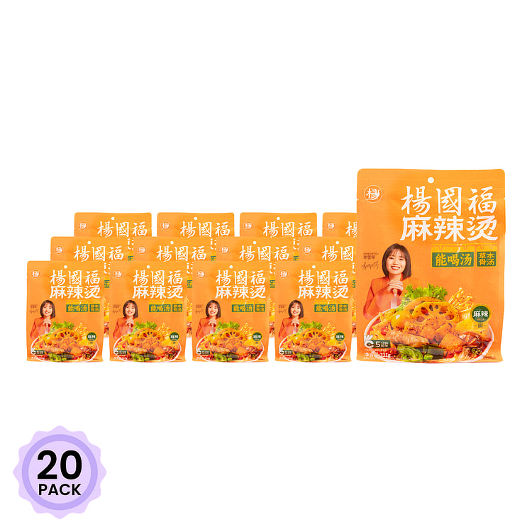 杨国福 麻辣烫 汤面 （新旧包装混发） 335 克*20 包