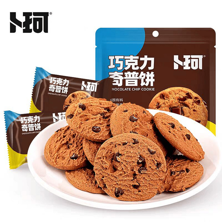 卜珂巧克力奇普饼黑巧曲奇饼干80g*3 80 克