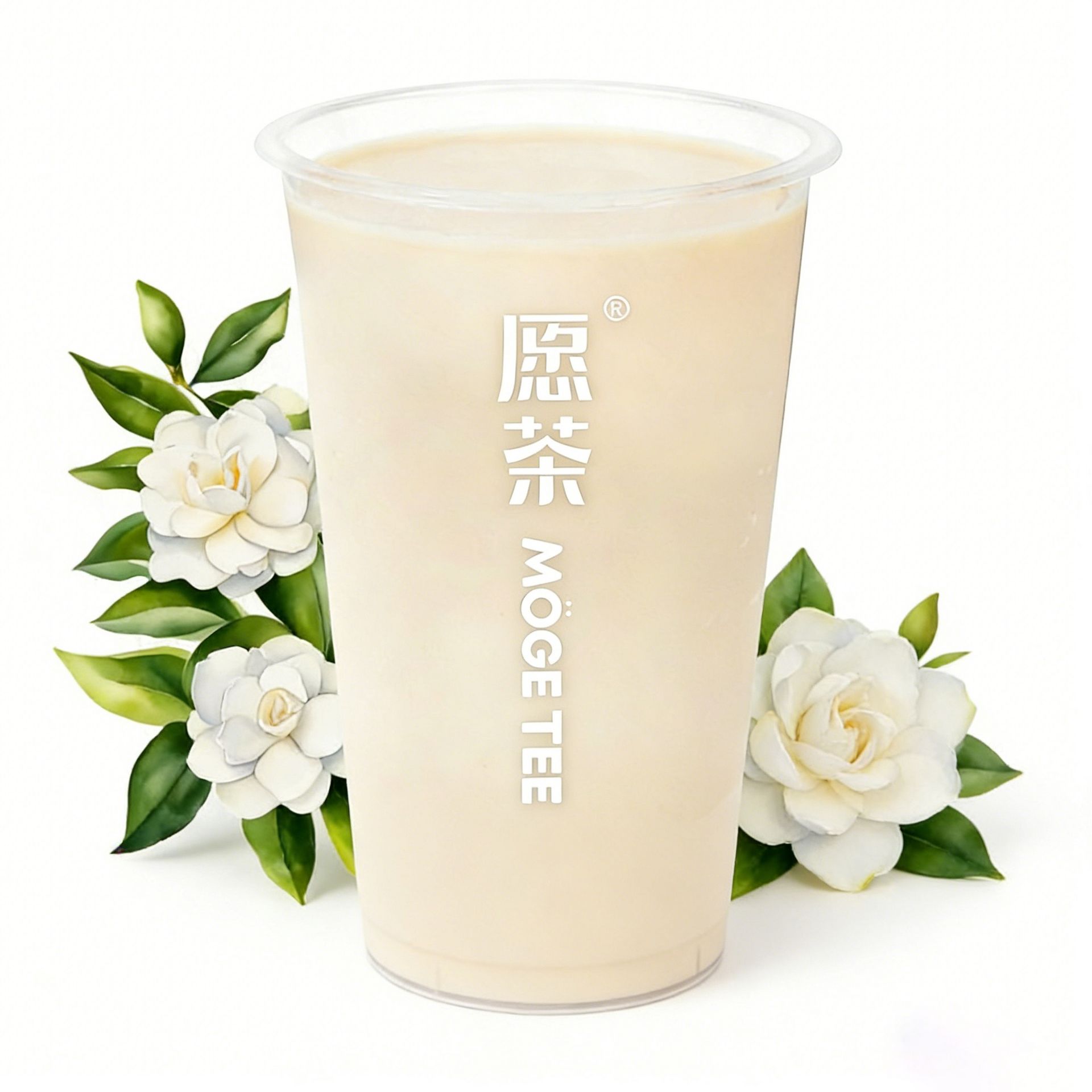 Milk Tea - Gardenia Green Tea 50% Sugar 16oz 1 each