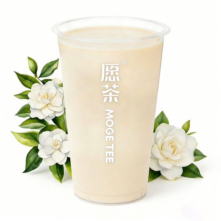 「奶茶」一朵栀子花 半糖 16oz 1 份