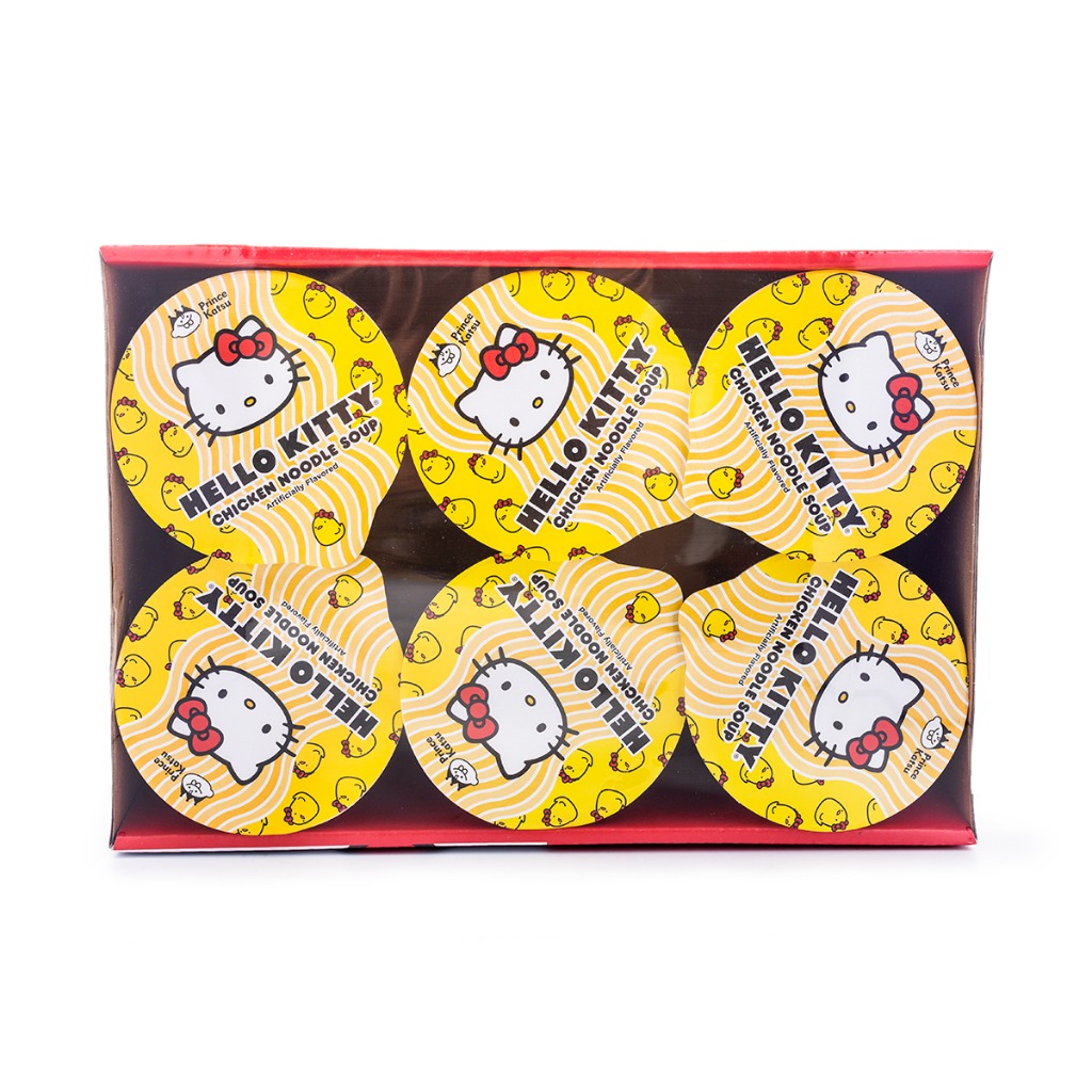 A-Sha Hello Kitty チキン味カップ麺 6カップ入 - Weee!