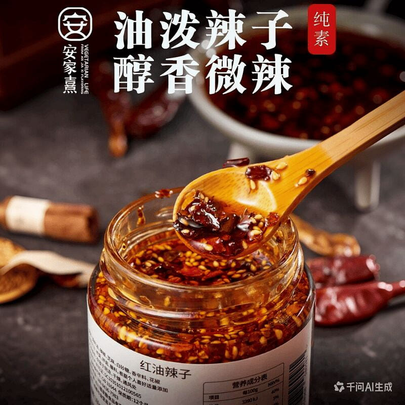 Anjiaxi Chili Oil 160g*1 bottle 160 g