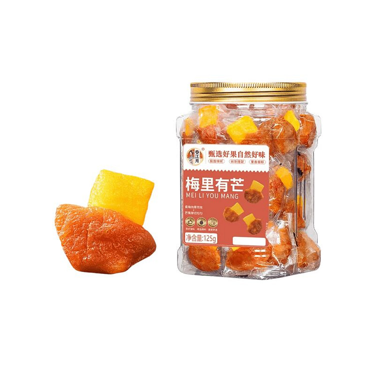 春江月梅里有芒青梅夹芒果无核蜜饯125g*1罐 125 克