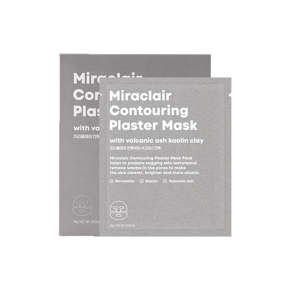 Miraclair Contouring Plaster Mask With Volcanic Ash Kaolin Clay 5sheets/18g 6.5 oz