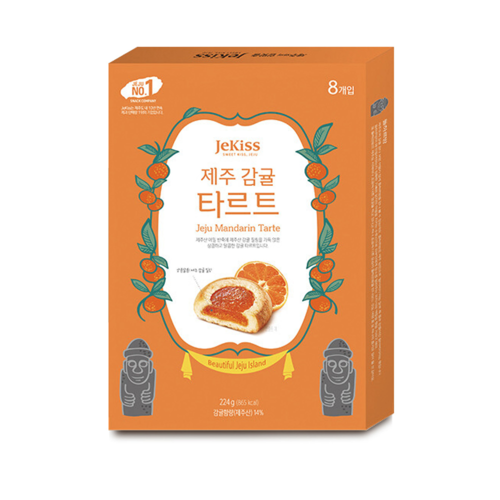 JEJU Tangerine Tarte Cookies (28g*8packs) 0.5 lb