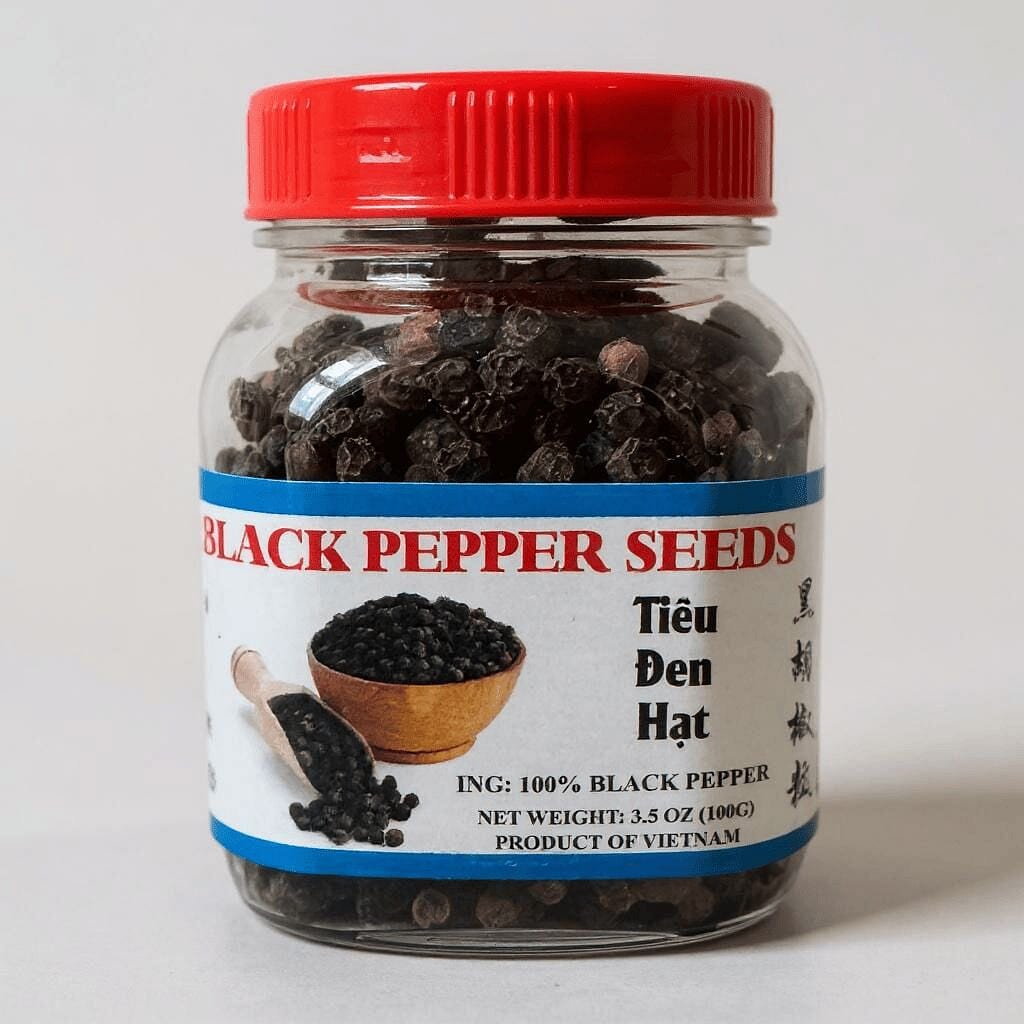 Black Pepper Seeds (Tieu Den Hat) 100 g