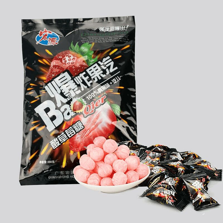 Hongyuan Strawberry Pop 350g 350 g
