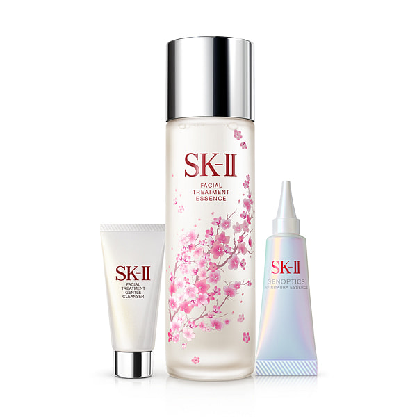 Bộ sản phẩm tinh chất dưỡng da mặt SK-II Sakura phiên bản giới hạn 1 phần