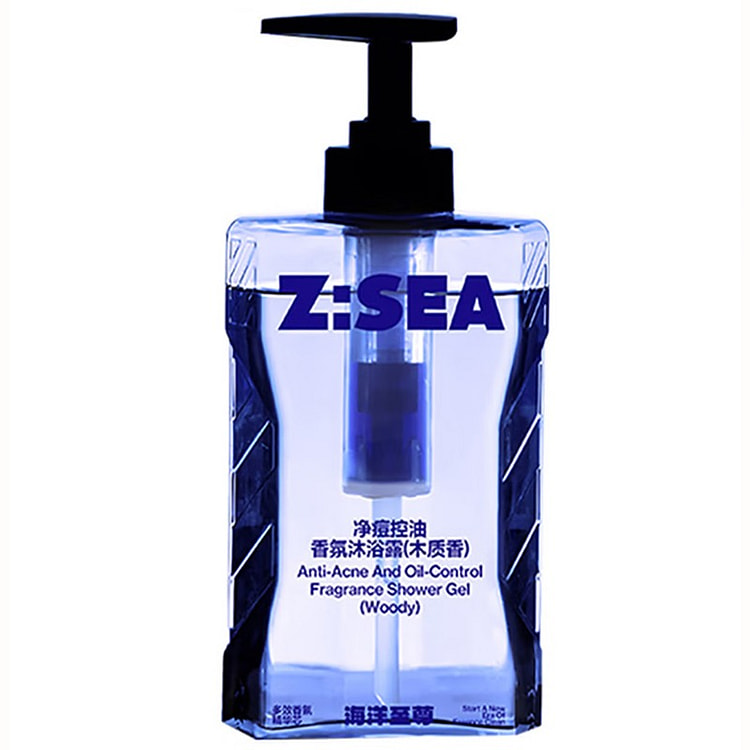 Z:SEA Anti-Acne Oil-Control Woody Scent Shower Gel 1 bottle