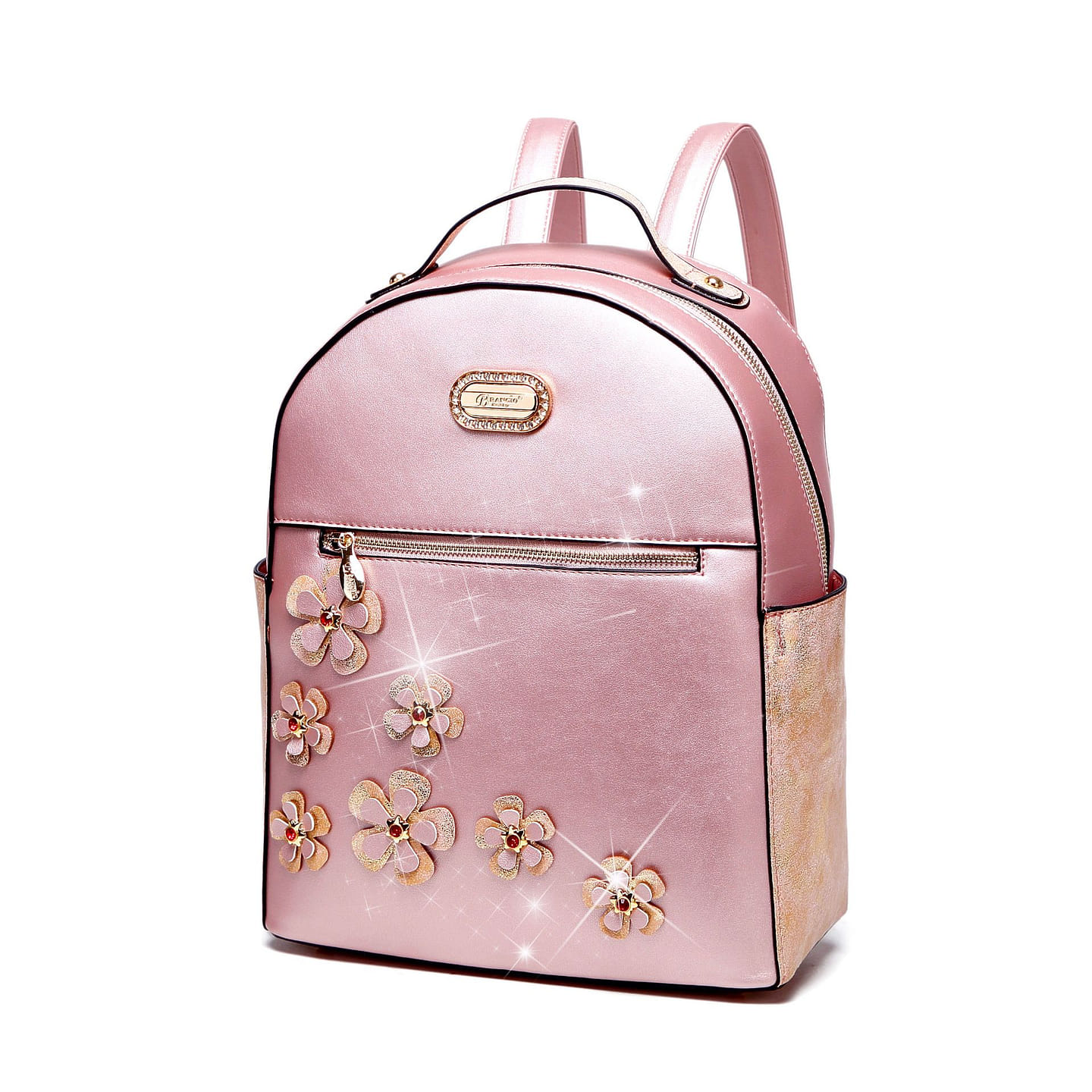 Twinkle Cosmos Handmade Floral Fashion Backpack Pink [KTB9558-PK] 1 份