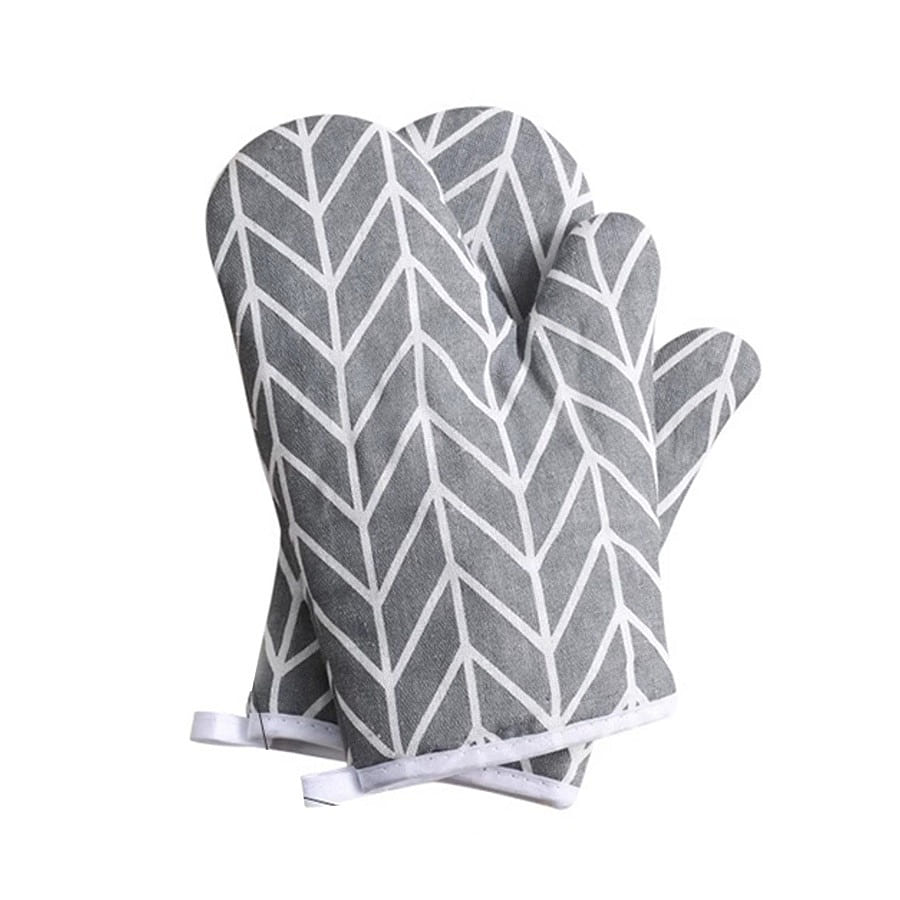 Kitchen Heat-Resistant Cotton Gloves (set of 2) 1 each
