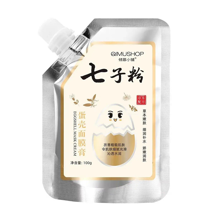 Seven-Herb Powder Eggshell Facial Mask Cream 100g 100 g