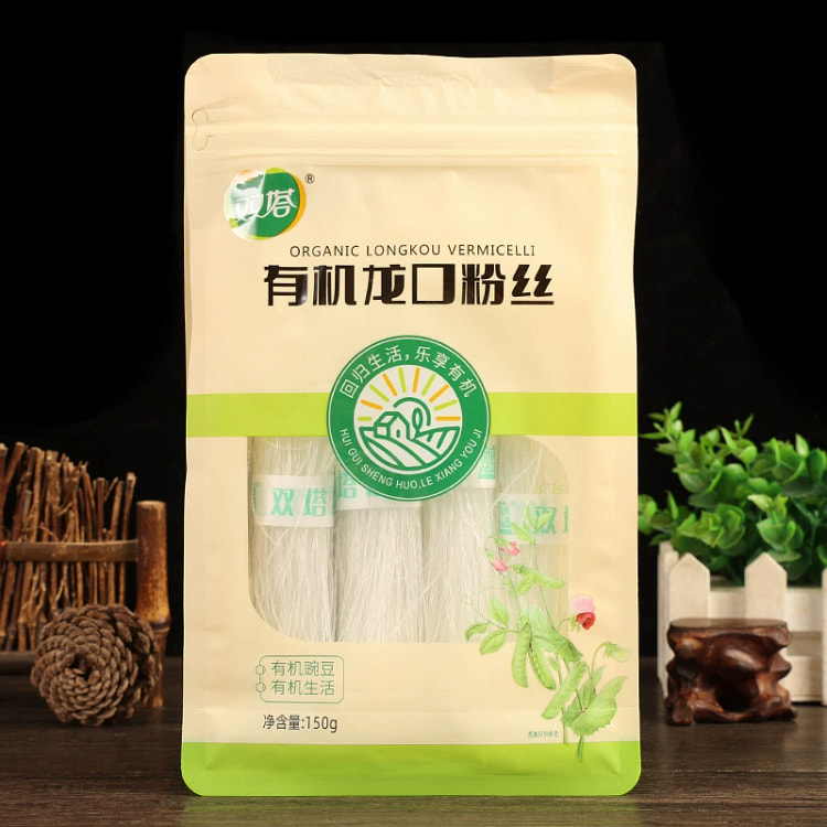 Shandong Authentic Shuangta Organic Longkou Vermicelli 150g Cold Sauce Garl