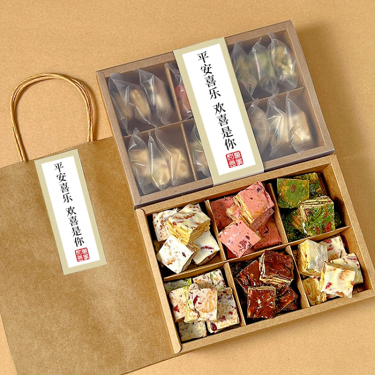 纯手工制作雪花酥礼盒装300g*1盒