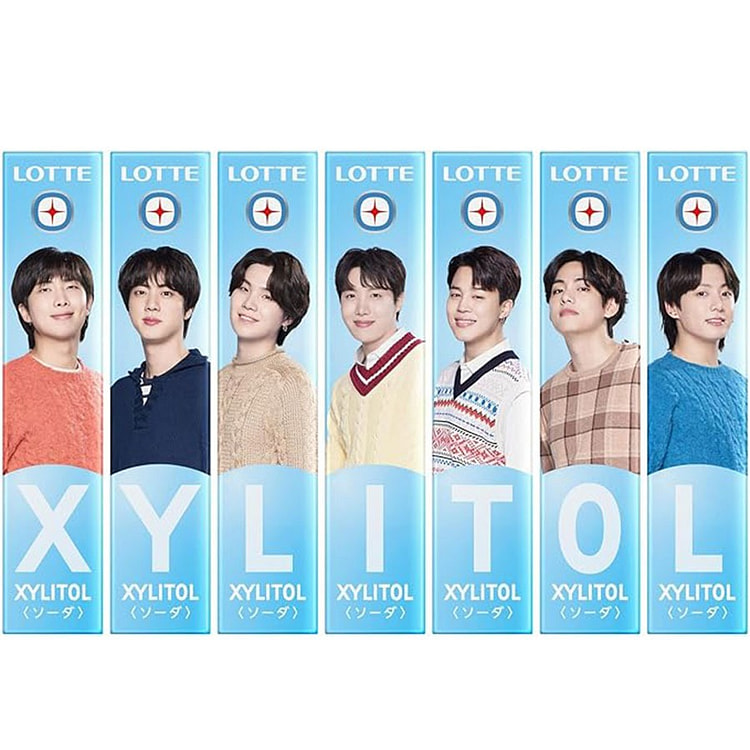 日本直邮 乐天 木糖醇×BTS (苏打味) 14粒/