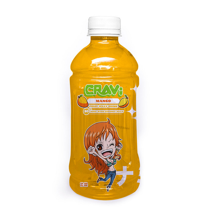 CRAVI 海贼王系列 芒果椰果果汁