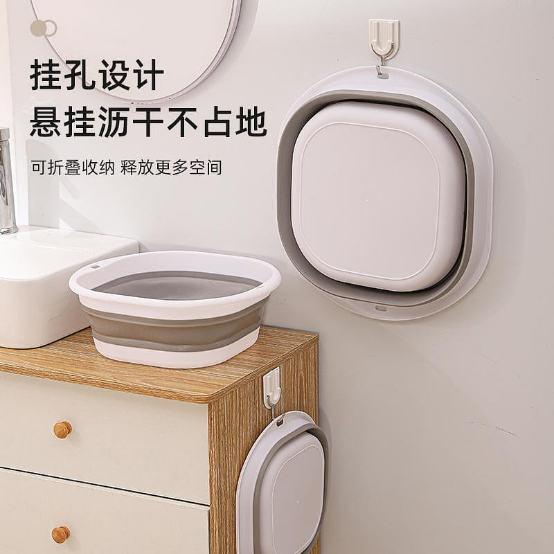 Small, medium and large 3-piece set Foldable household travel portable wash 3 each