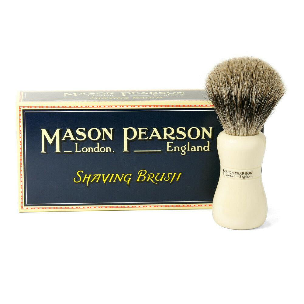 Mason Pearson – Brushes Super Badger Shaving Brush SS Ivory